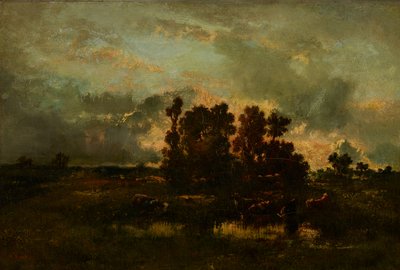 Wet Pasture by Narcisse Virgile Diaz de la Peña